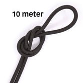 Elastisch koord 6 mm zwart - aanbeiding 10 meter elastisch koord EK - 6MM - ZWART - 10M